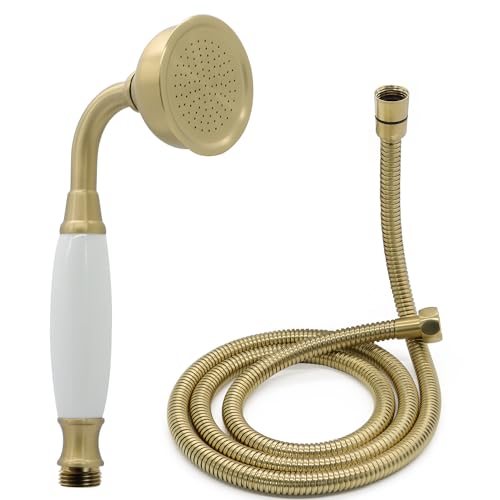 Vintage Handheld Shower Head with 59" Flexible Hose