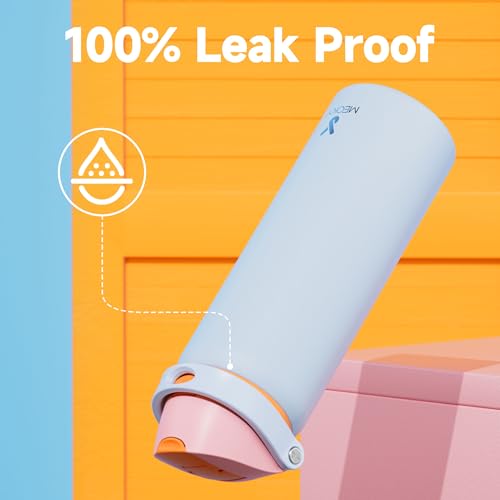 32 oz Insulated Water Bottle with Straw