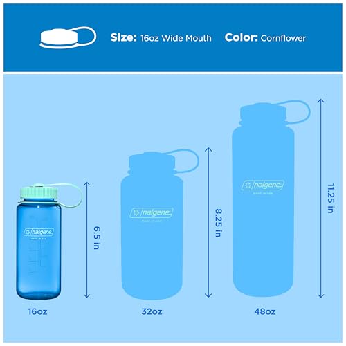 16 oz Wide Mouth Water Bottle