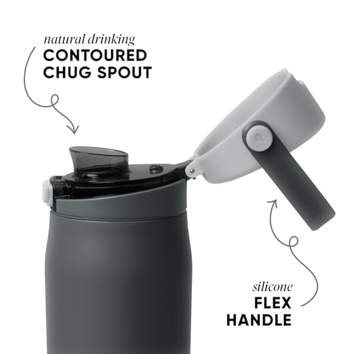 Insulated Sport Water Bottle with Chug Lid