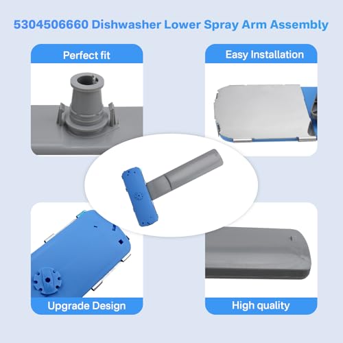 5304506660 Dishwashers Spray Arm Assembly Fit for Frigidaire Dishwashers