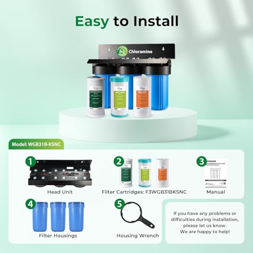Chloramine & Heavy Metals Whole House Water Filter