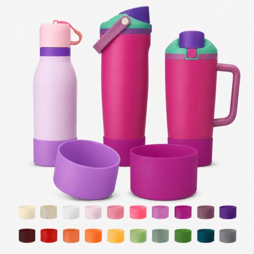 2PCS Silicone Boot for Owala Water Bottle 30oz & 40oz FreeSip Sway & Tumblers (2 Count)
