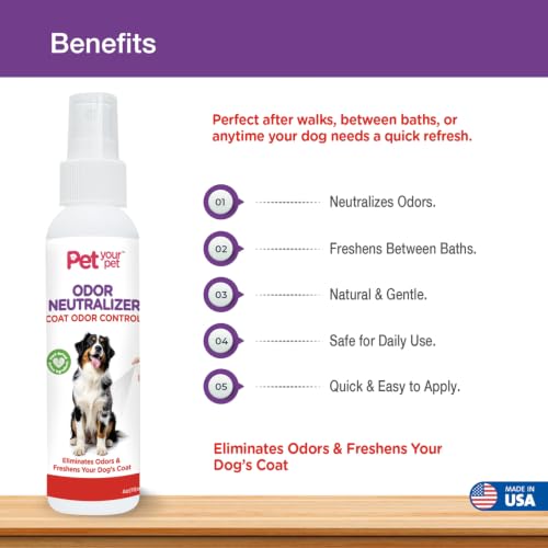 Dog Odor Neutralizer Spray for Dogs (4 Fl Oz)