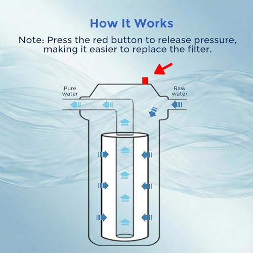 WH C10HD 10" x 4.5" Whole House Water Filter Housing