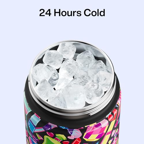 Insulated Water Bottle with Straw Stainless Steel Water Bottle