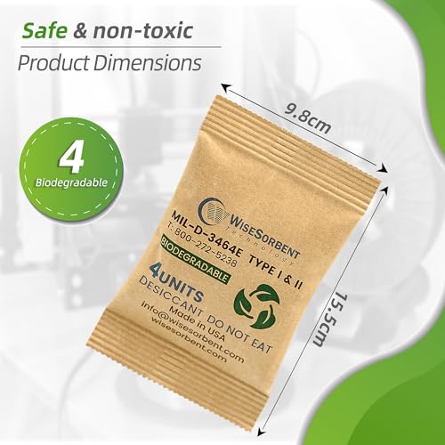 500 x 132g Kraft Clay Desiccant Packs