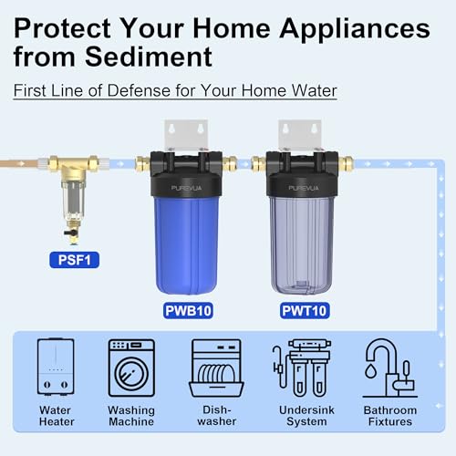 PSF1 Spin Down Sediment Filter with 1" MNPT & 3