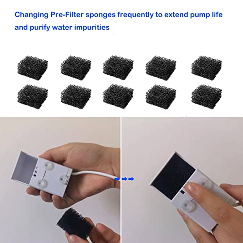 12 Pack Cat Water Foutain Filters & Pre (12 Count)
