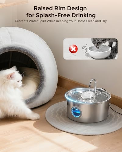 Cat Water Fountain Stainless Steel