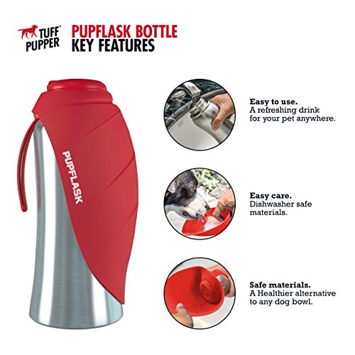 PupFlask Large Dog Water Bottle (27 Fl Oz)