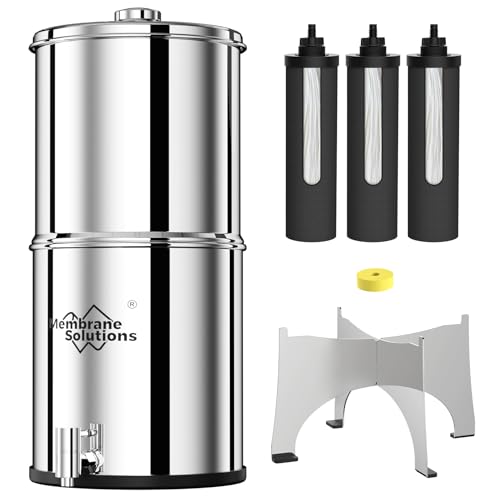 Stainless Steel 2.25 Gallon Water Filter (3 Count)