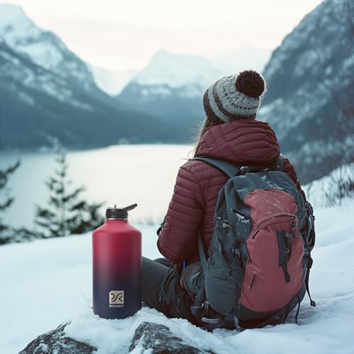 Gallon Insulated Water Bottle with Portable Carrier Bag for Outdoor