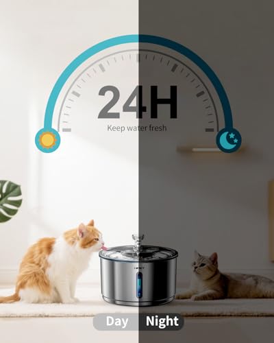 Cat Water Fountain Stainless Steel 1Gal