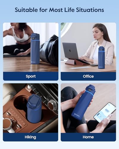 BOOST Smart Water Bottle Tracker with Reminder to Drink Water