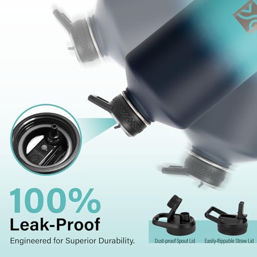 Gallon Insulated Water Bottle with Portable Carrier Bag for Outdoor