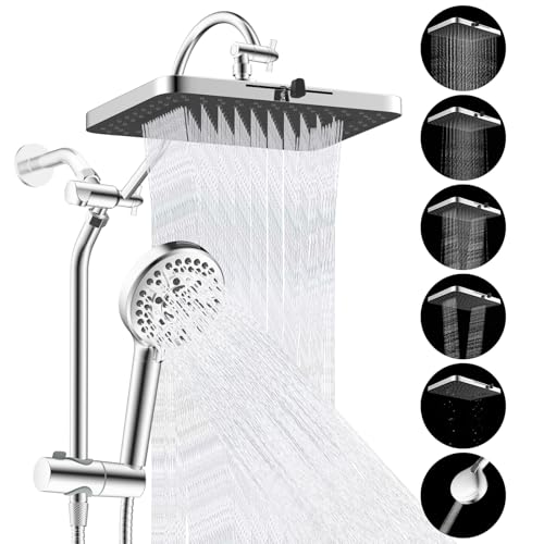 Upgraded cUPC Certified 13'' Shower Head Combo