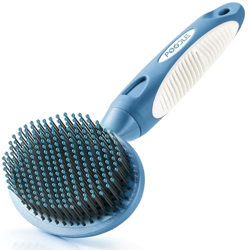 Round Bristle Pet Brush for Dogs and Cats