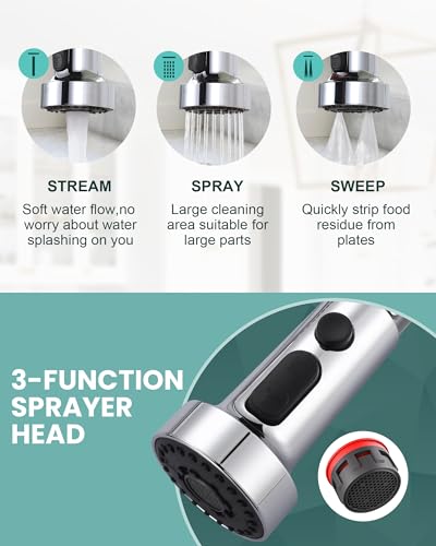 Kitchen Faucet with Pull Down Sprayer