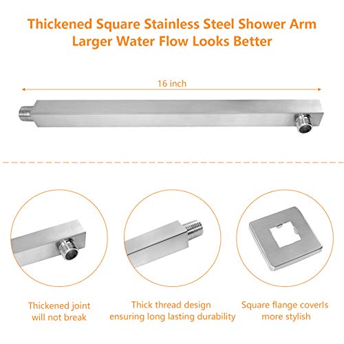 Shower Head with Extension Arm