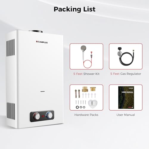 CAMPLUX 4.22 GPM Tankless Water Heater Propane