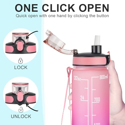 Water Bottle Leakproof BPA & Toxic Free