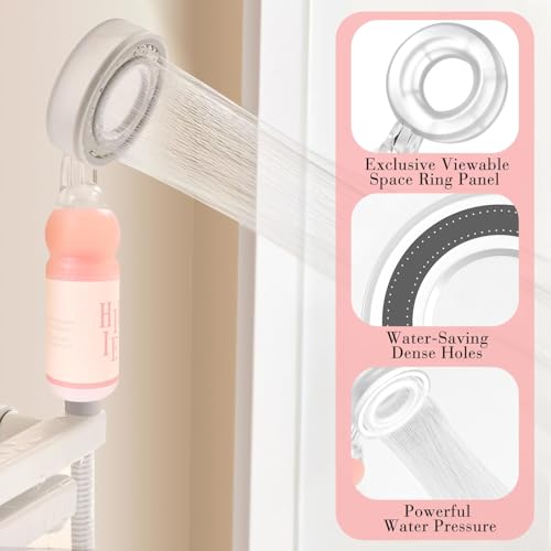 Vitamin C & Aromatherapy Skincare Spa Shower Head with Handheld