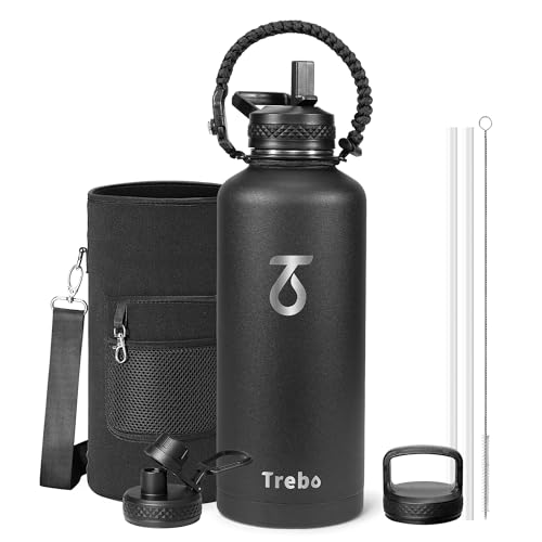 Water Bottle Insulated 87 oz with with 3 Lids