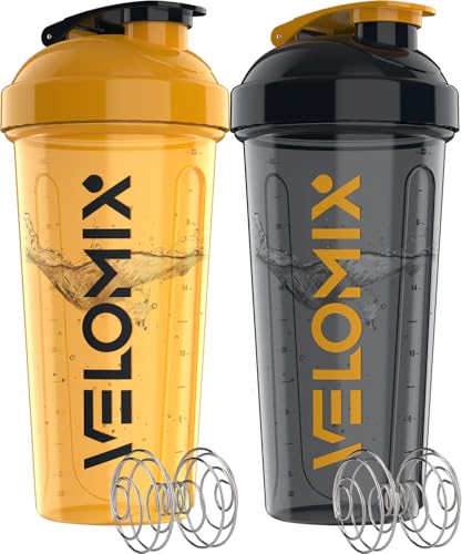 2 Pack 28oz Protein Shaker Bottle for Protein Mixes (2 Count)