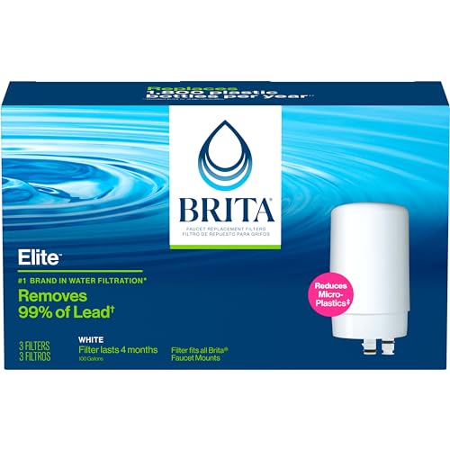 Replacement Water Filter for Faucet Mount (3 Count)