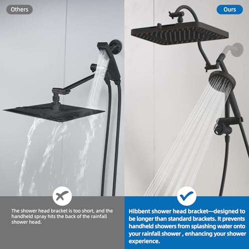 cUPC Certified High Pressue 13'' Rainfall Shower Head with 5