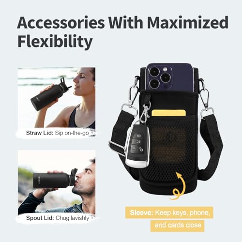 32 oz Insulated Water Bottle with Straw
