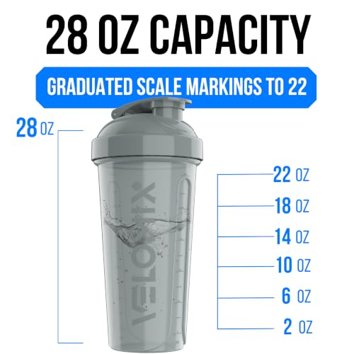 2 Pack 28oz Protein Shaker Bottle for Protein Mixes (2 Count)