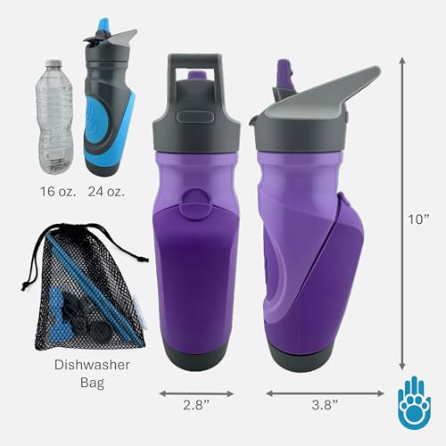 Dog Water Bottle with Bowl