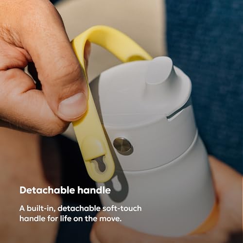 Swig Top Insulated Stainless Steel Water Bottle with Straw and Handle