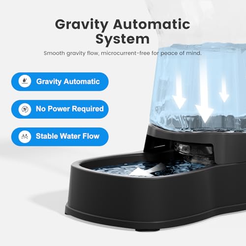Automatic Gravity Water Dispenser for Dogs