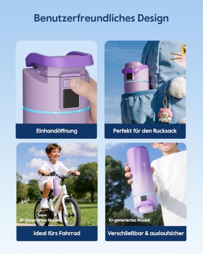 BOOST Kids Smart Water Bottle with Reminder & Tracker