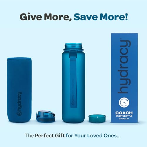 Motivational Water Bottle with Time Marker & Fruit Infuser 32 oz