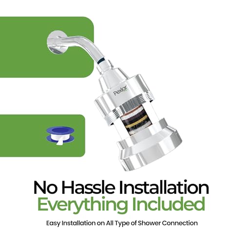 Multi Stage Shower Head Filter for Hard Water