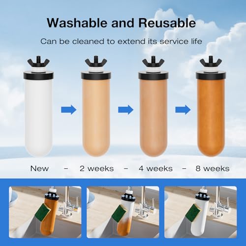 2.25G Gravity Water Filter System with Water Level Window
