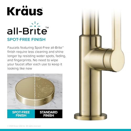 Champagne Bronze Pull Down Kitchen Faucet KPF