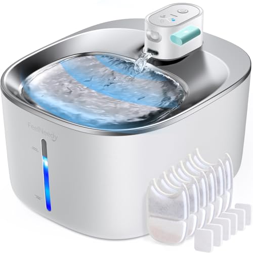 Cordless Cat Water Fountain Battery Operated