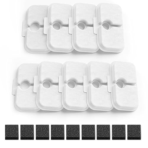 9 Pack Replacement Filters for Petlibro Dockstream Cat Water Fountain PLWF005 PLWF115 PLWF105 (9 Count)