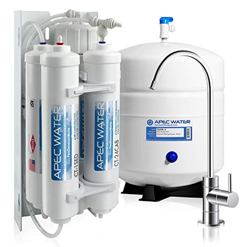 Systems RO QUICK90 Ultimate Supreme Compact Size with Quick Connect Easy Change Filters Undersink Reverse Osmosis System