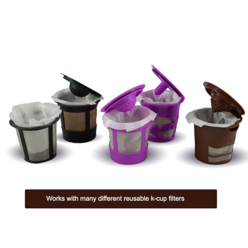 1000 Disposable K Cup Paper Filters for Reusable Coffee Pods (1000 Count)