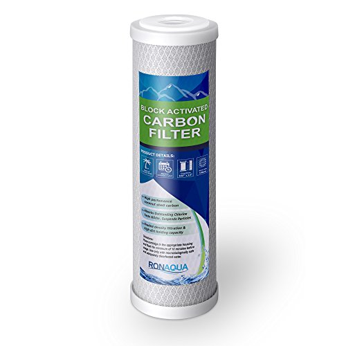 Replacement Filter for Under Sink Direct Connect One Stage Water Filtration System Block Activated Carbon Cartridge 5 Micron WELL