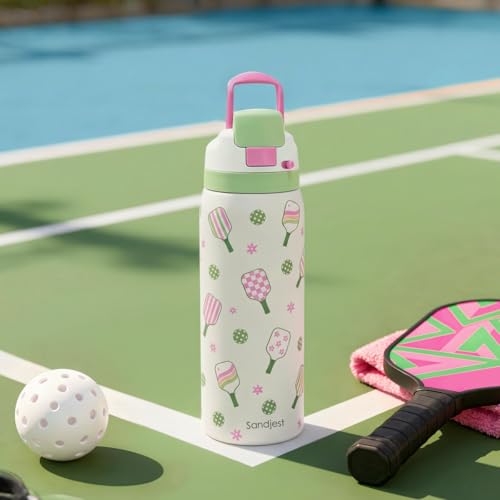 Pickleball Stainless Steel Water Bottle