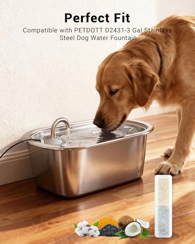 Replacement Filters for PETDOTT Dog Fountain