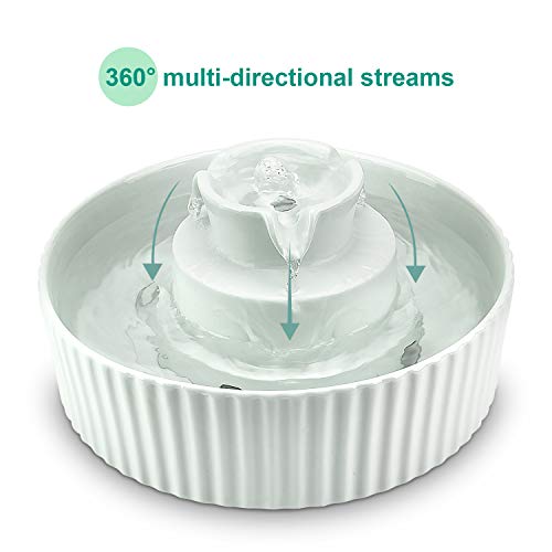 Ceramic Cat Water Fountain