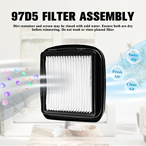 97D5 Pet Hair Eraser Filter Replacement for Bi (4 Count)